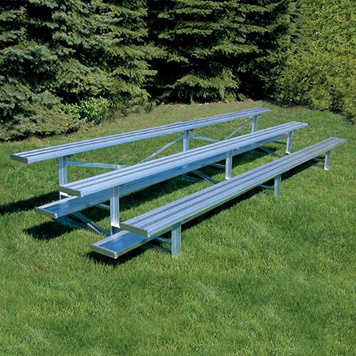 3 Row 15' All Aluminum Standard Bleacher - Powder Coated - AC-NB0315CG