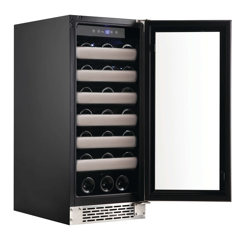 Whynter Elite 33 Bottle Seamless Stainless Steel Door Wine Cooler BWR-331SL