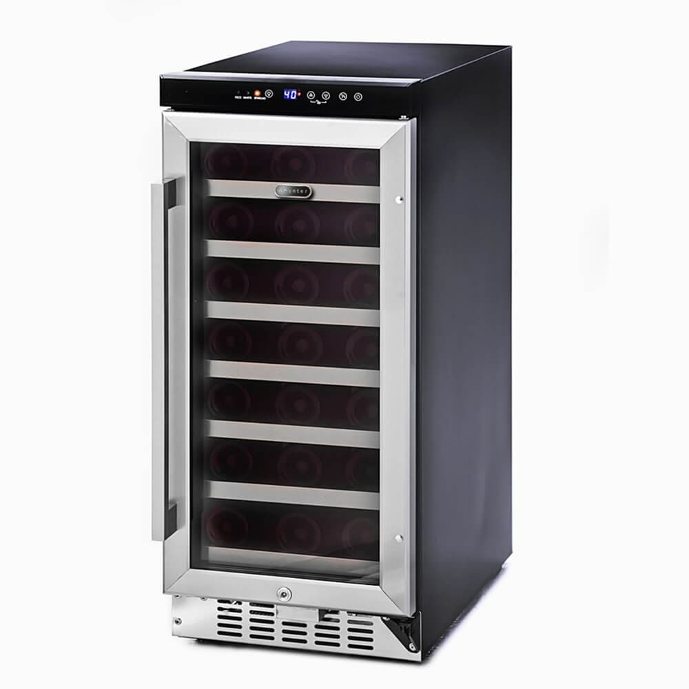 Whynter 33 Bottle Compressor Built-In Wine Refrigerator BWR-33SD