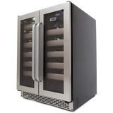 Whynter Elite 40 Bottle Seamless Stainless Steel Door Wine Cooler BWR-401DS