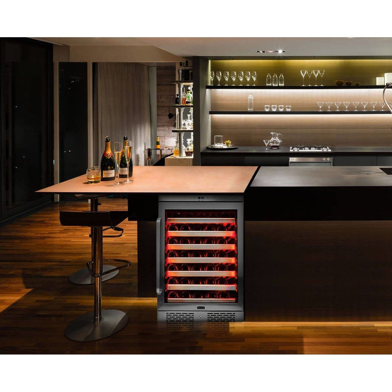 Whynter Elite Spectrum Lightshow 54 Bottle Wine Cooler BWR-545XS