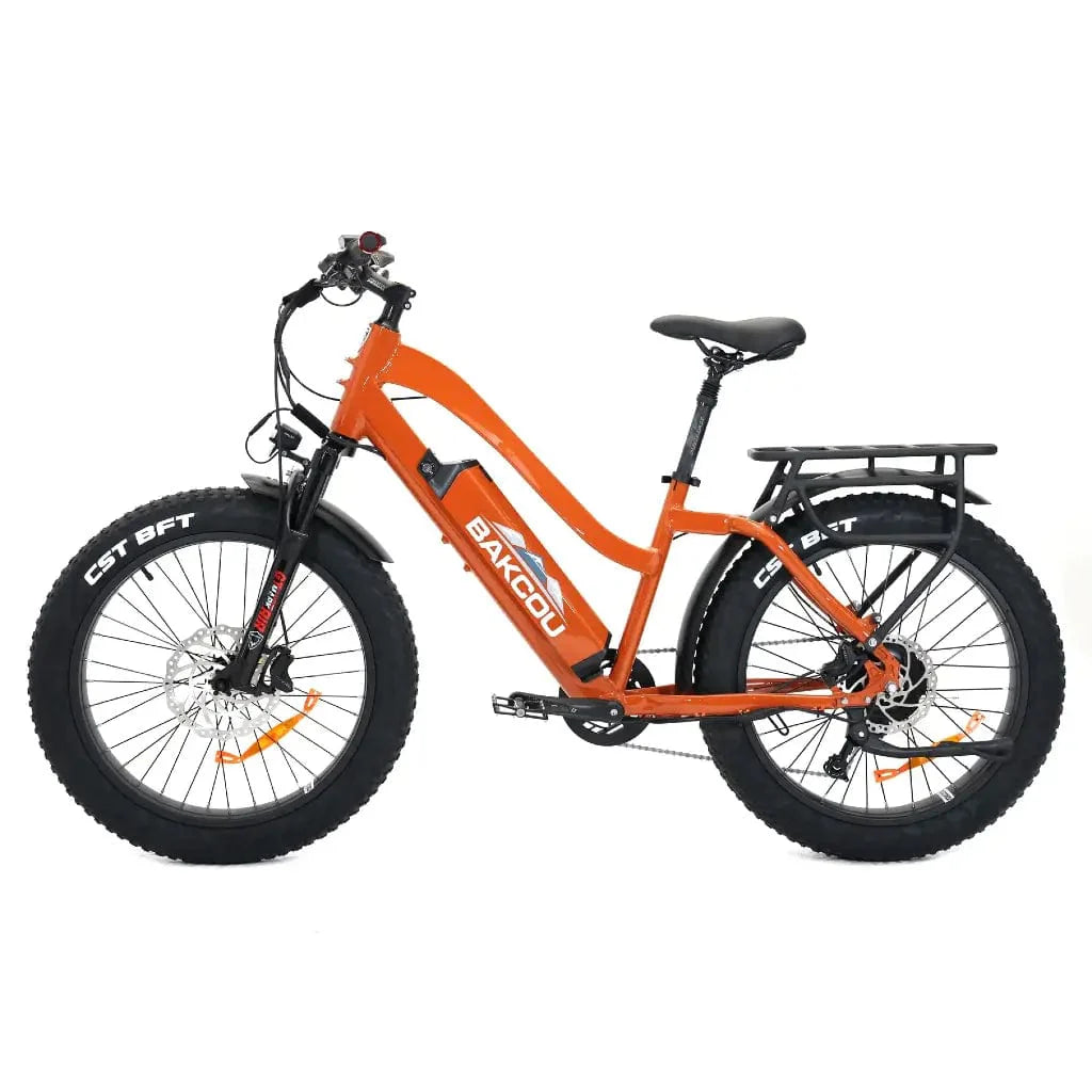 Bakcou Flatlander Step through ST 24" 750W 48V Fat Tire Electric Hunting Bike