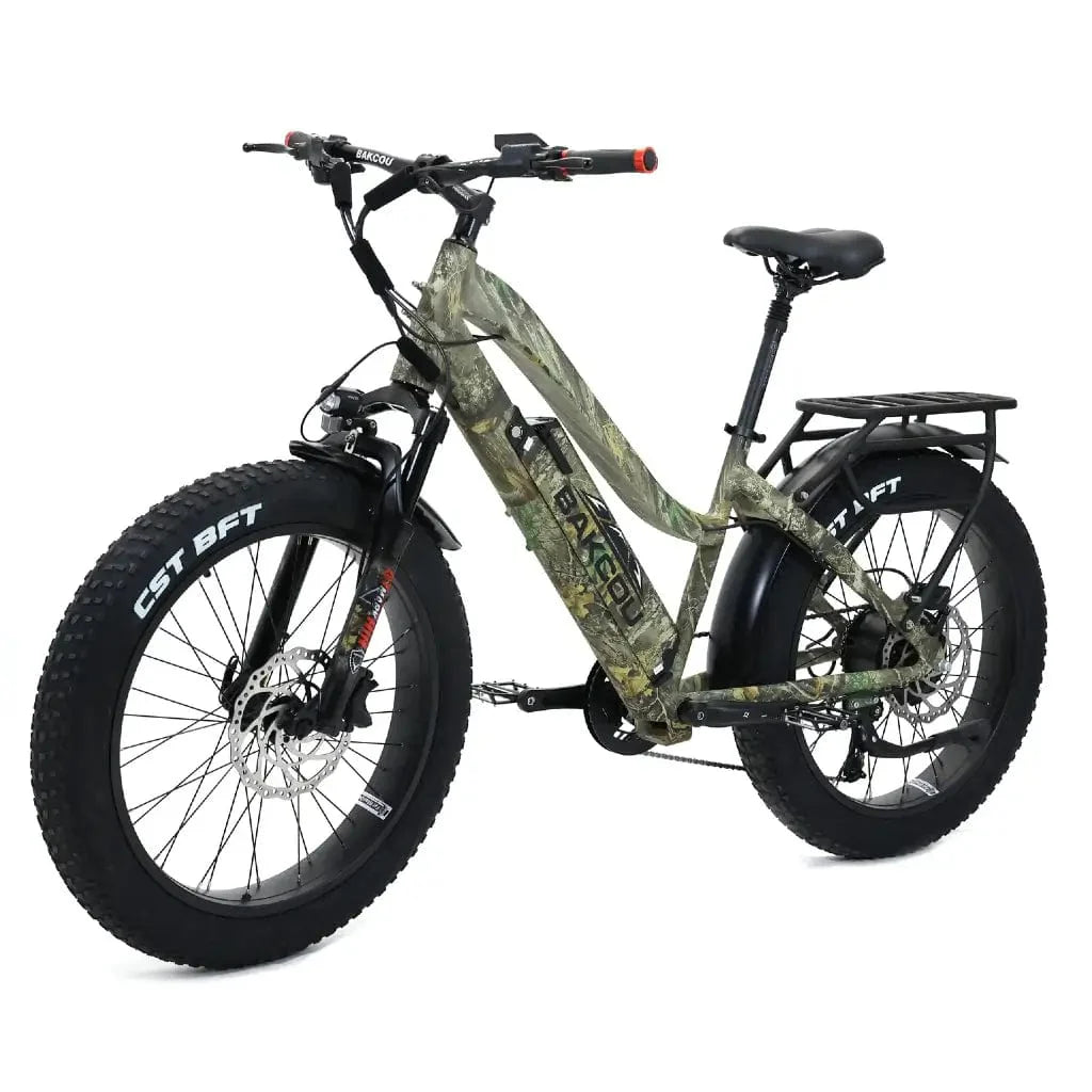 Bakcou Flatlander Step through ST 24" 750W 48V Fat Tire Electric Hunting Bike