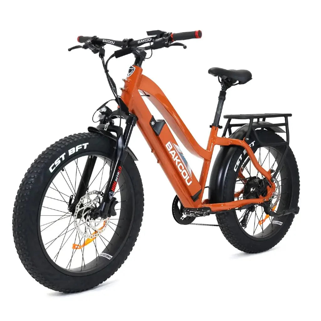 Bakcou Flatlander Step through ST 24" 750W 48V Fat Tire Electric Hunting Bike