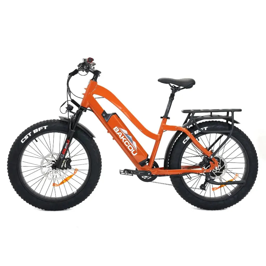 Bakcou Flatlander Step through ST 24" 750W 48V Fat Tire Electric Hunting Bike