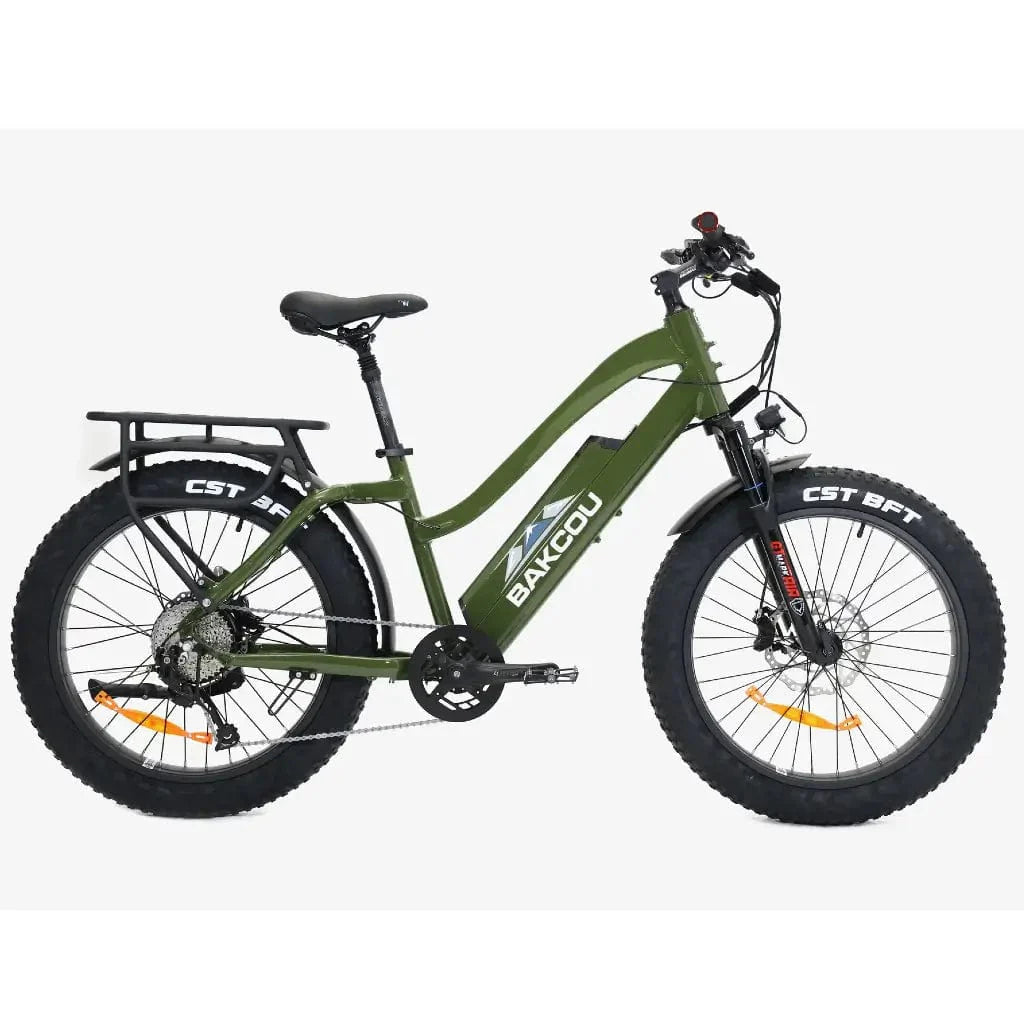 Bakcou Flatlander Step through ST 24" 750W 48V Fat Tire Electric Hunting Bike