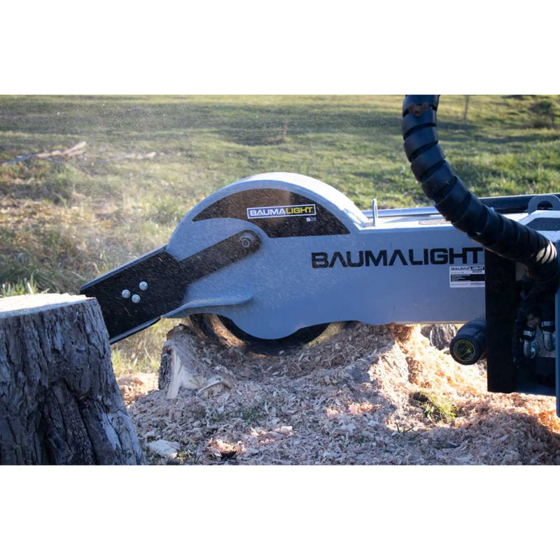 Baumalight S28 Stump Grinder For High Flow Skid Steers - BML-S28-S645-AUX