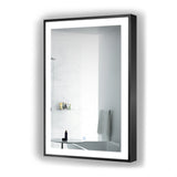 Krugg Soho 24" X 36" Black LED Bathroom Mirror SOHO2436B - Backyard Provider