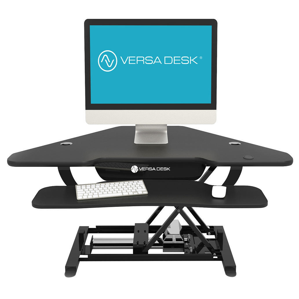 VersaDesk - 48" Power Pro Corner Electric Standing Desk Converter