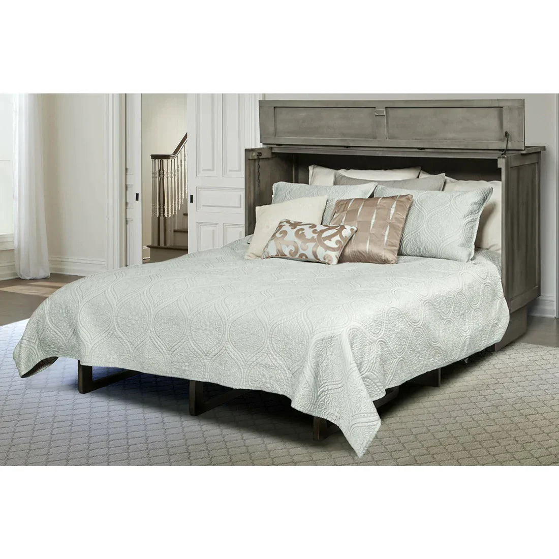 Arason Creden-ZzZ Brussels Style Murphy Cabinet Bed Queen