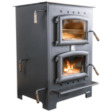 Buck Stove Homesteader Wood Burning Cook Stove 1,800 sq. ft. 28,901 BTU Black New - FP-HOMESTEADER