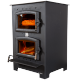 Buck Stove Homesteader Wood Burning Cook Stove 1,800 sq. ft. 28,901 BTU Black New - FP-HOMESTEADER