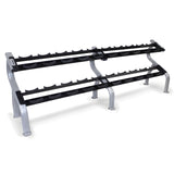 TROY 5-50 lb Dumbbell Set with Rack - COMMPAC-RUFDR50