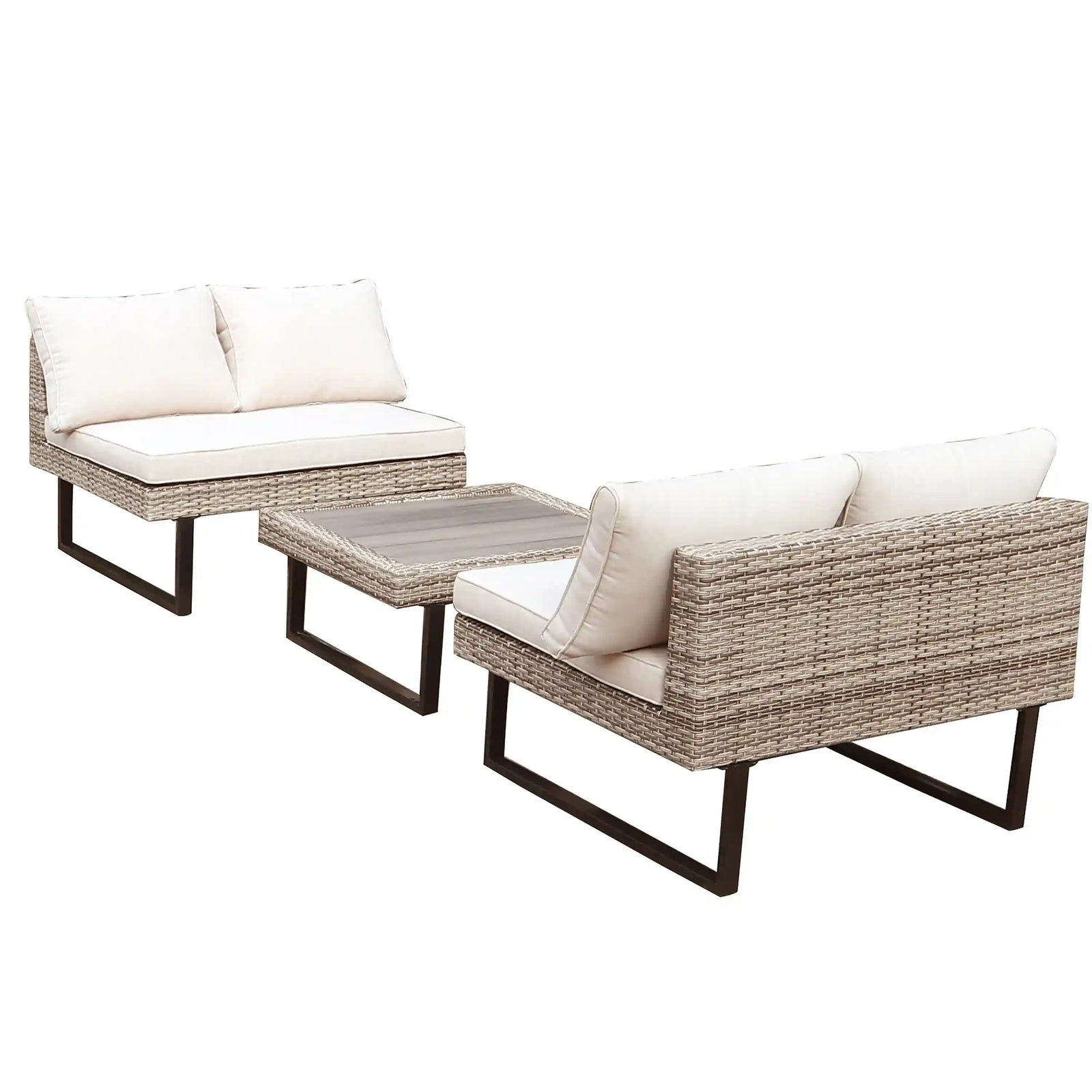 Deko Living Outdoor Corner Patio Sectional & Tables - COP30008