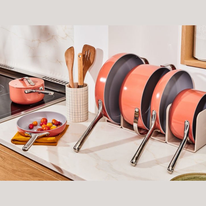 Caraway Deluxe Cookware Set in Perracotta - Backyard Provider