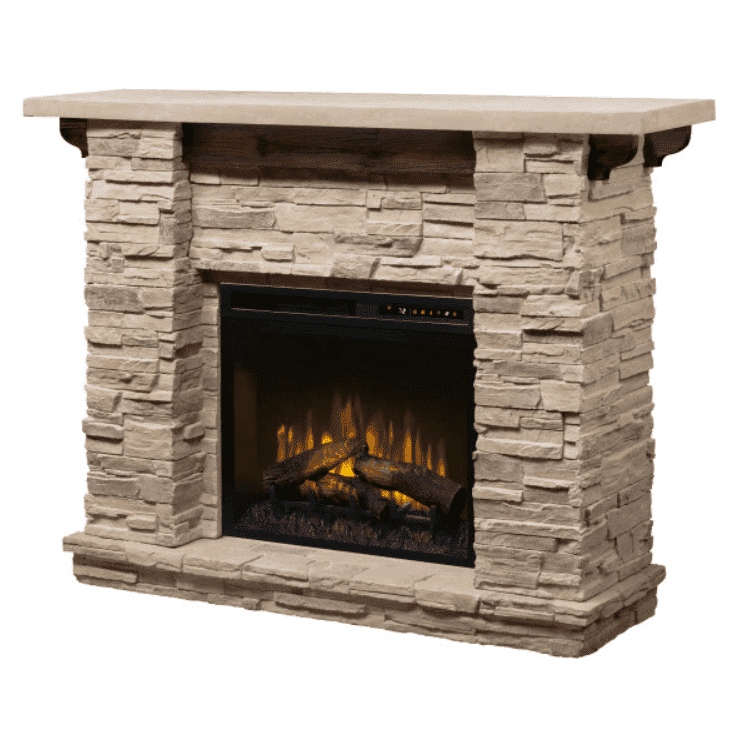 Dimplex Featherston Faux Stone Electric Fireplace X-GDS28L8-1152LR