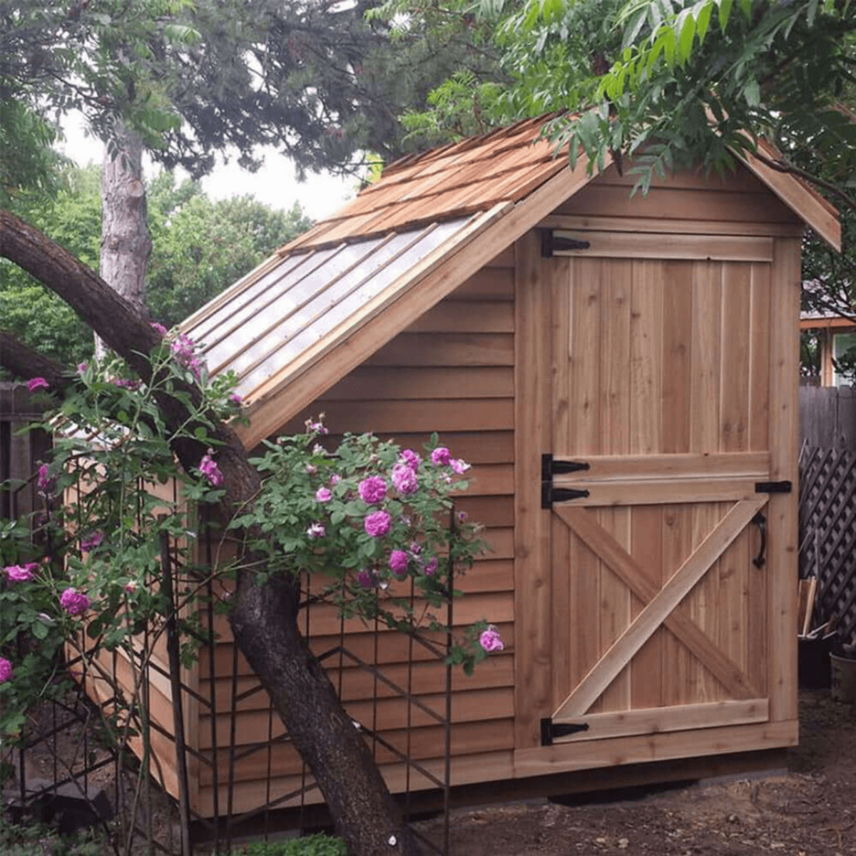 Cedarshed Sunhouse Western Red Cedar Greenhouse - SH88