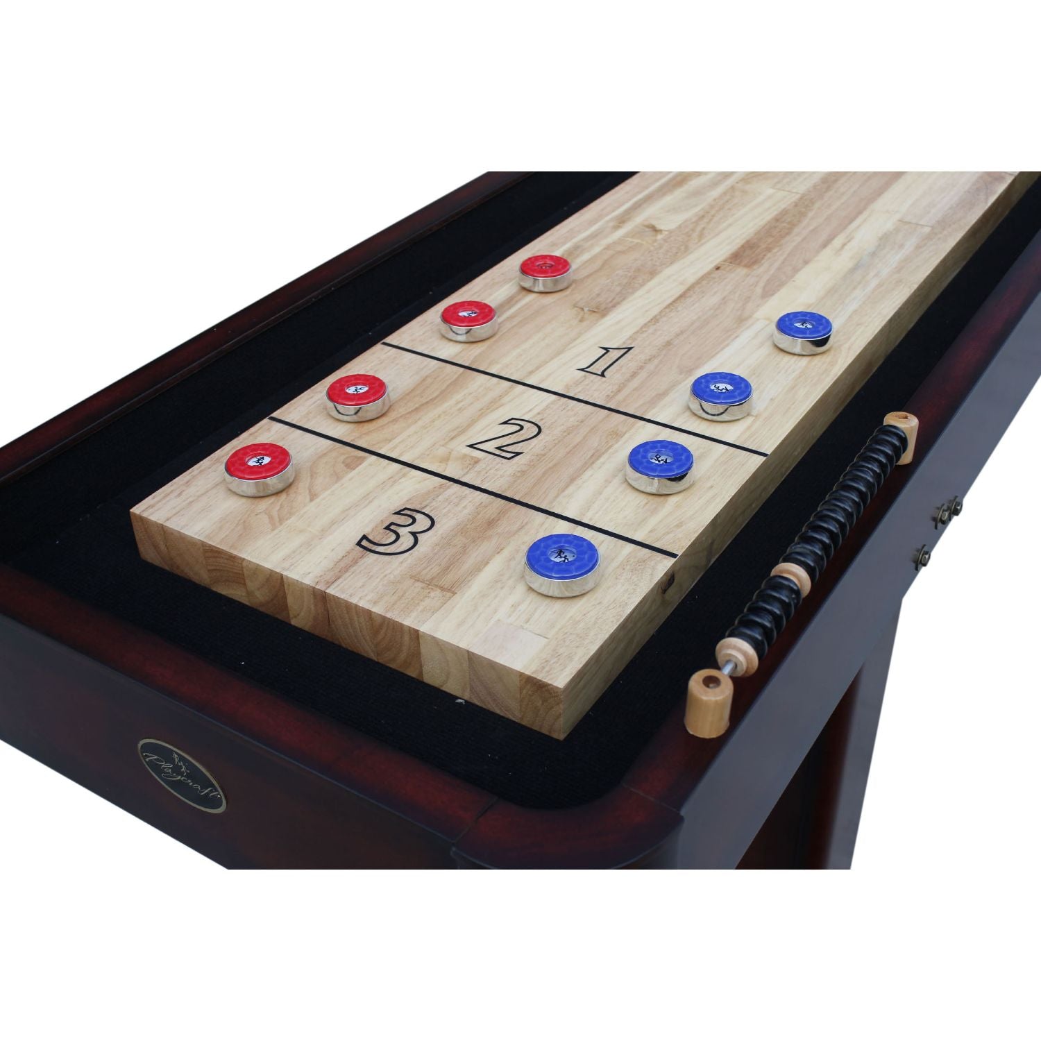 Playcraft Georgetown Shuffleboard Table with Accessories - SHGEHO14 2P