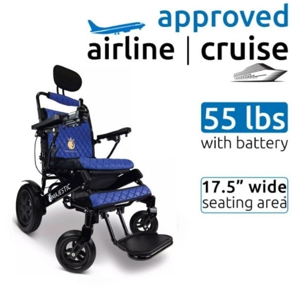 ComfyGo Majestic IQ-9000 Remote Controlled Folding Power Wheelchair - IQ-9000 - Backyard Provider