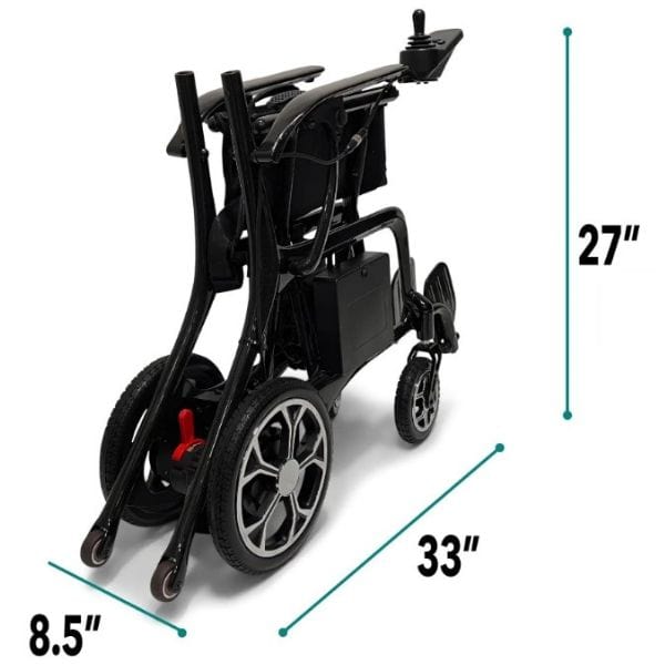 ComfyGo Phoenix Carbon Fiber Folding Electric Wheelchair - Backyard Provider