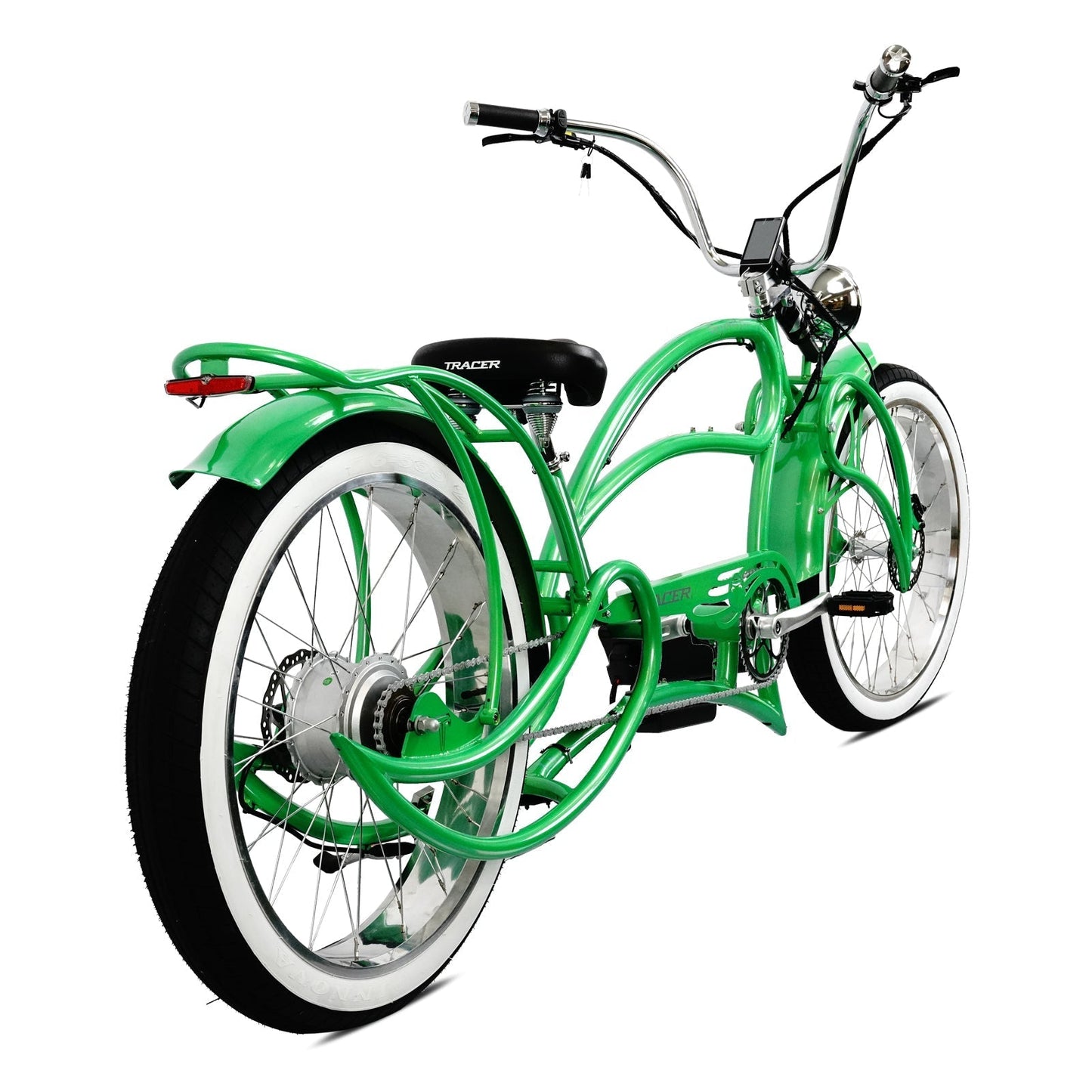 Tracer 800W Beyond Pro Stretch Classic Chopper Electric Bike - MB-EB-BEYOND Pro-BK - MB-EB-BEYOND Pro-BK