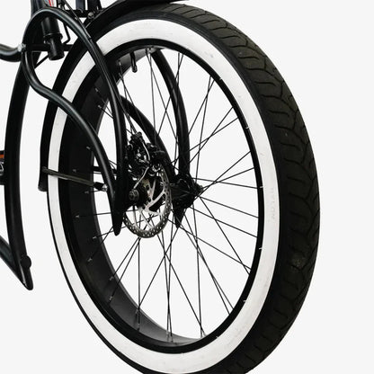Tracer 800W Beyond Pro Stretch Classic Chopper Electric Bike - MB-EB-BEYOND Pro-BK - MB-EB-BEYOND Pro-BK