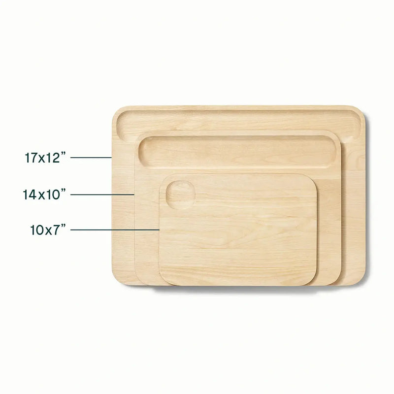 Caraway Prep & Cutting Board Set in Cream - Backyard Provider