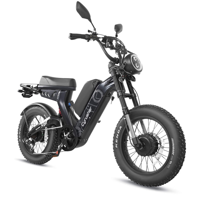 Cyrusher Scout Moped-style Step-Through Full Suspension Electric Bike