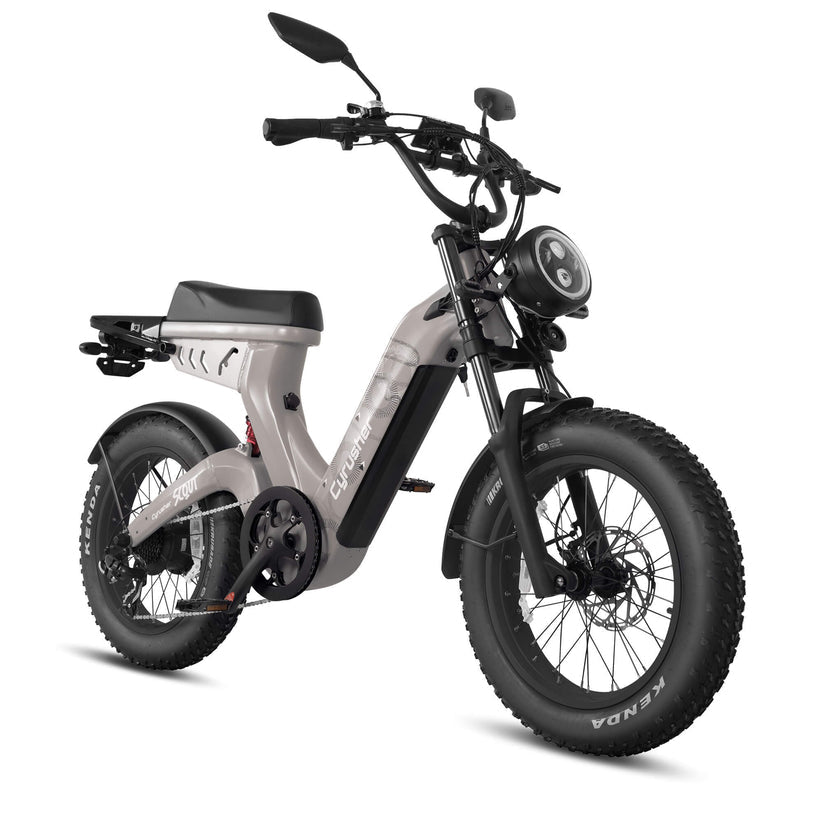 Cyrusher Scout Moped-style Step-Through Full Suspension Electric Bike