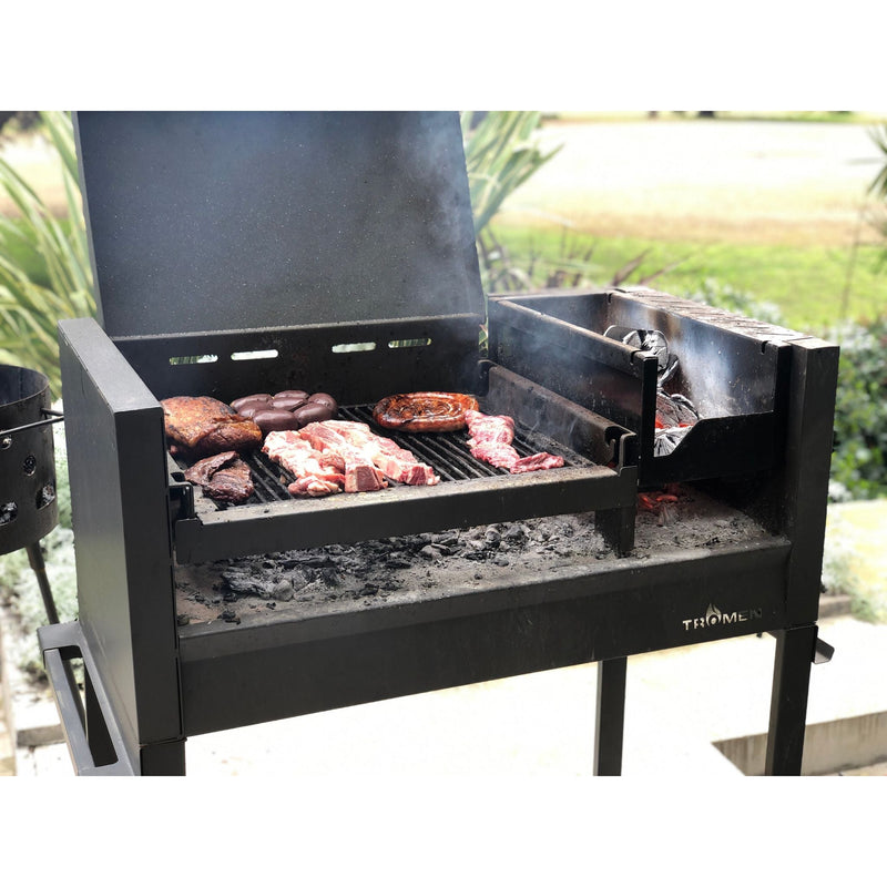 Tromen 39 Inch Freestanding Open Fire Argentine Grill - CRIOLLA