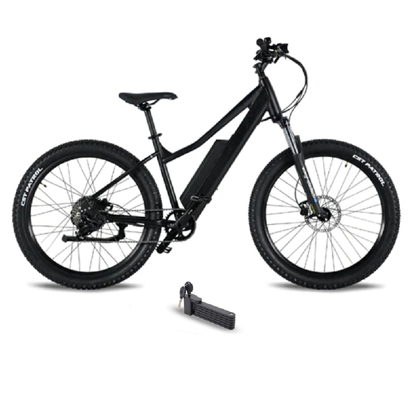 Surface 604 500W Shred Electric Mountain Bike - EB-SHRED-L-BLK-10