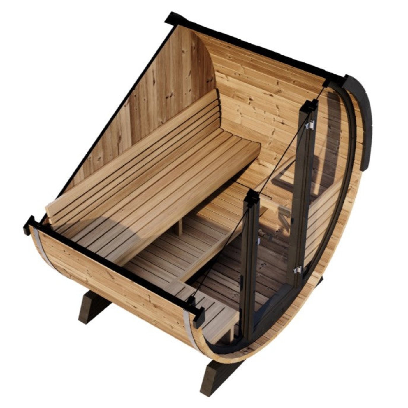 SaunaLife Model EE6G 4-Person Sauna Barrel SL-MODELEE6G