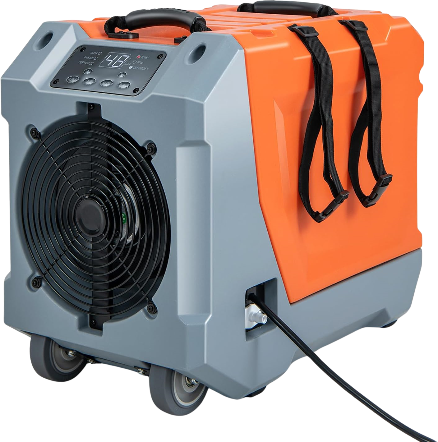 Costway Dehumidifier Commercial 180 Pints 210 CFM Basement/Crawl Space Pump And Drain Hose Orange New - ES10327US-OR