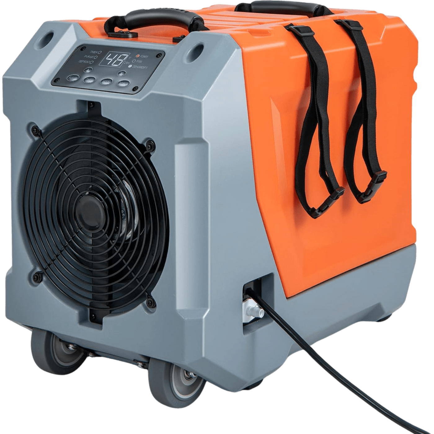 Costway Commercial Dehumidifier 180 Pints 210 CFM Basement/Crawl Space Pump And Drain Hose Orange New - ES10327US-OR