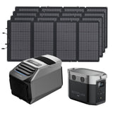 EcoFlow WAVE 2 Portable AC + DELTA Max 1600 + 220W Portable Solar Panel