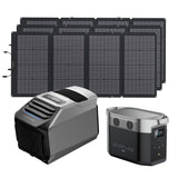 EcoFlow WAVE 2 Portable AC + DELTA Max 2000 + 220W Portable Solar Panel