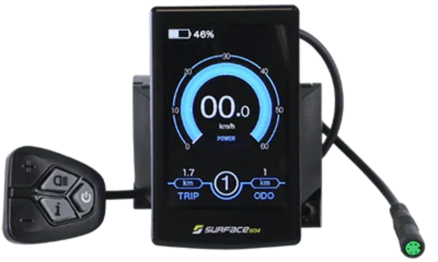 Surface 604 500W 604 Colt Electric Cruiser - Black - EB-COLT-BLK-SM-14AH