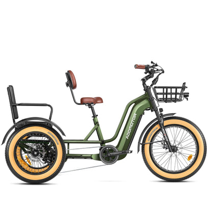Addmotor 750W 48V Greattan Trike Fat Tire Electric Bike - EB-ADD-GT-NBL