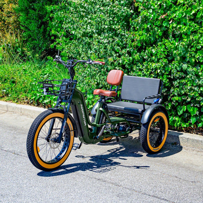 Addmotor 750W 48V Greattan Trike Fat Tire Electric Bike - EB-ADD-GT-NBL