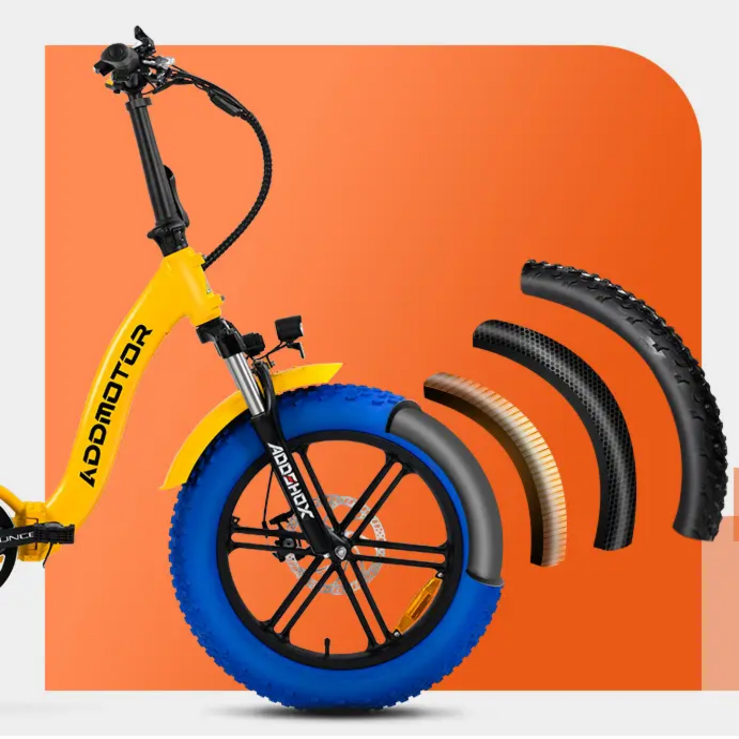 Addmotor 750W Foldtan M-140 2.0 Folding Fat Tire Electric Bike - EB-ADD-M140-BLK
