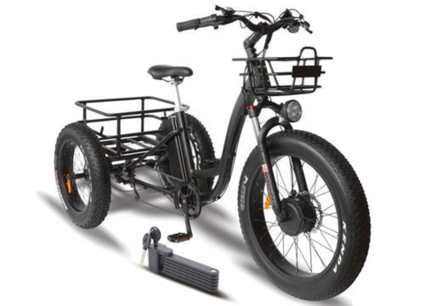 T4B 500W Trike 3-Wheel Cargo Fat Tire Electric Bike - EB-CARRIAGE