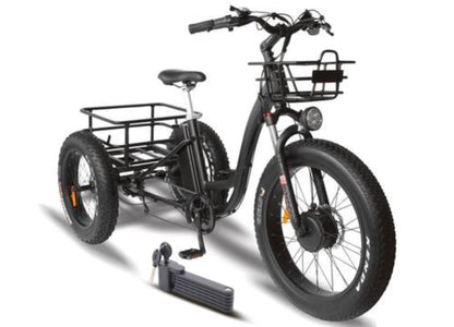 T4B 500W Trike 3-Wheel Cargo Fat Tire Electric Bike - EB-CARRIAGE