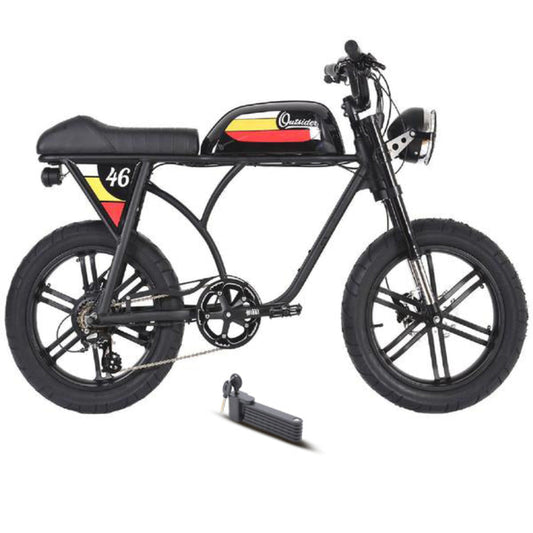 Michael Blast 500W Outsider Fat Tire Electric Bike - EB-OUT500W-BK