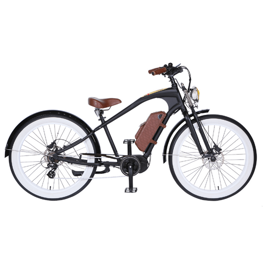 Michael Blast 500W Vacay Mid Drive Hi Step Electric Bike - EB-VACAY-MID-HI-BLK