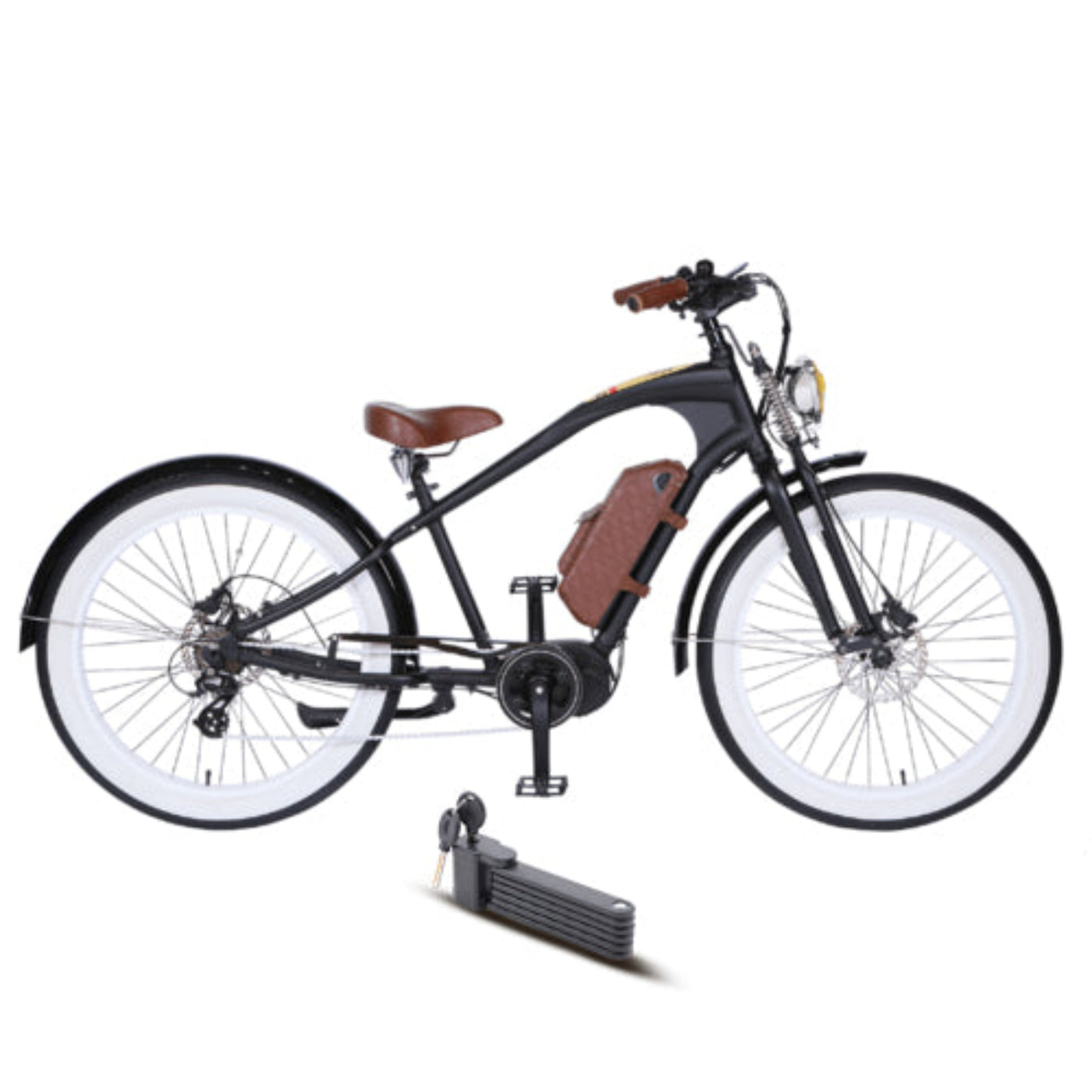 Michael Blast 500W Vacay Mid Drive Hi Step Electric Bike - EB-VACAY-MID-HI-BLK