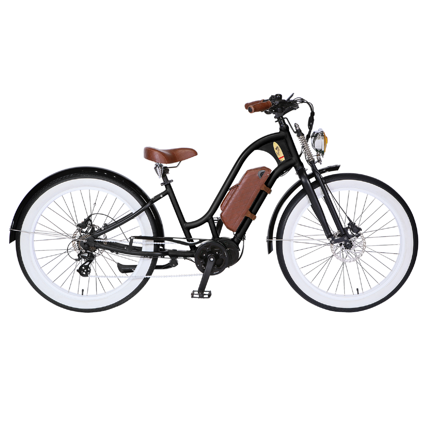 Michael Blast 500W Vacay Mid Drive Low Step Electric Bike - EB-VACAY-MID-LO-BLK