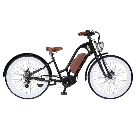 Michael Blast 500W Vacay Mid Drive Low Step Electric Bike - EB-VACAY-MID-LO-BLK