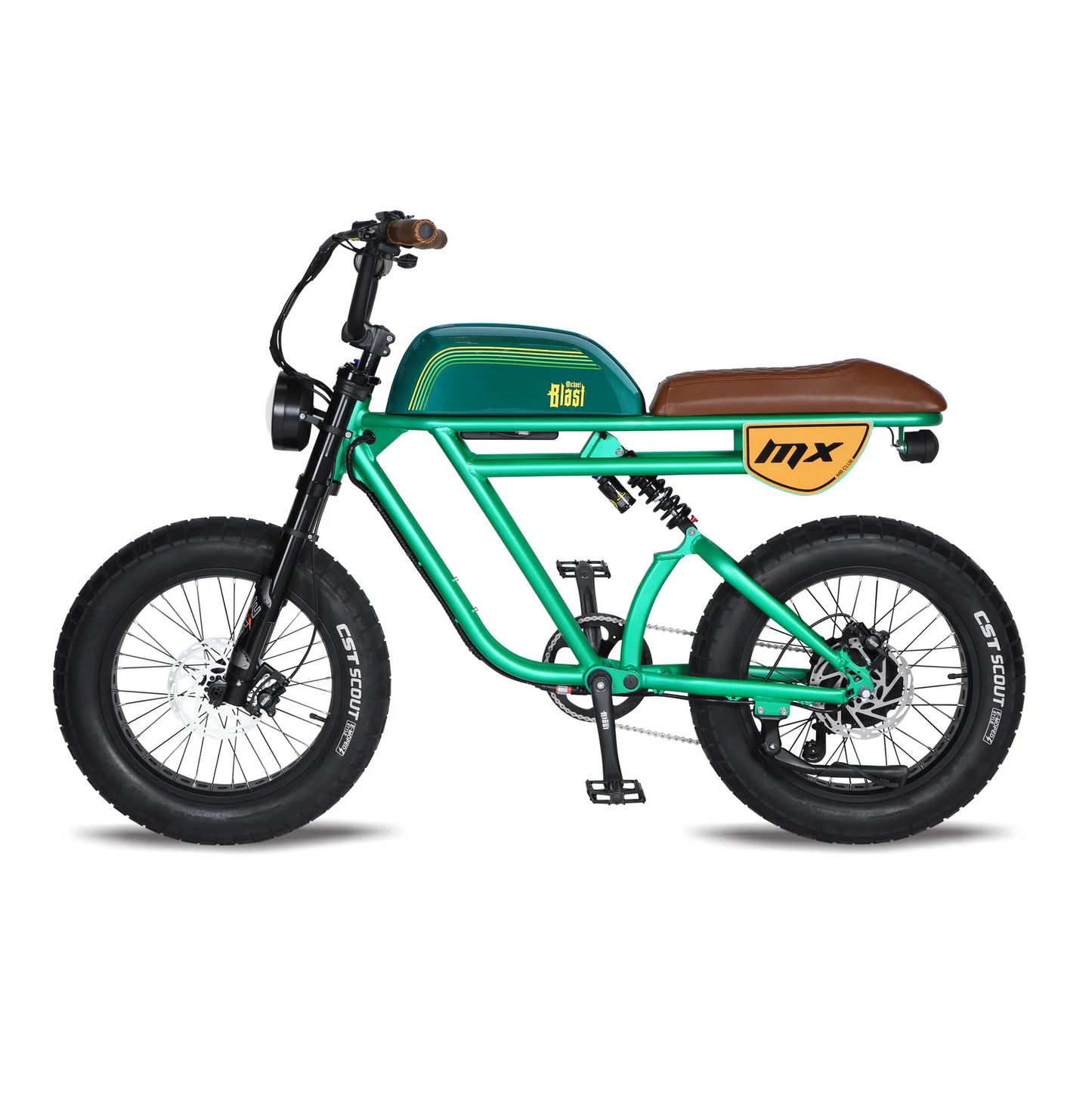 Michael Blast 750W 48V Outsider MX Fat Tire Electric Bike - EB-OUTMX-AGN