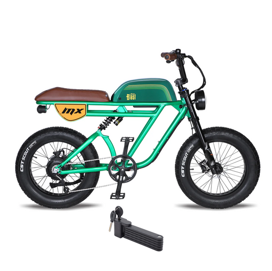 Michael Blast 750W 48V Outsider MX Fat Tire Electric Bike - EB-OUTMX-AGN