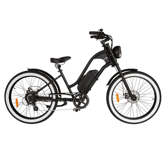 Michael Blast 500W Vacay Retro Cruiser Low Step Electric Bike - EB-VACAYLS-BLK-BLK
